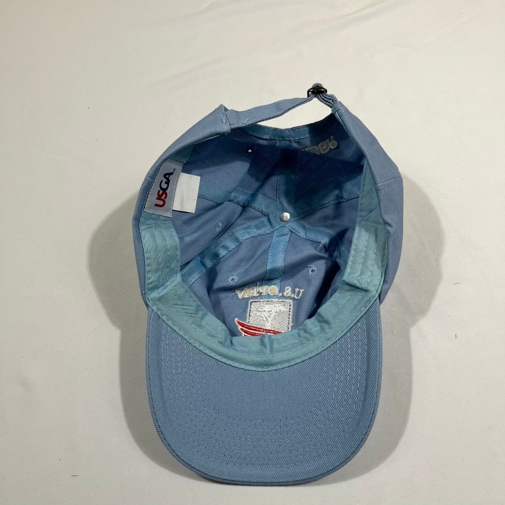 USGA Hat Baseball Cap Unisex OSFA Light Blue 2019 U.S. Open Pebble Beach Member - Picture 9 of 11